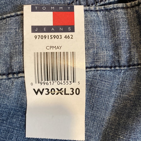 Tommy Vintage Painter Jeans Full Fit Classic Waist - Size 30 X 30 - Picture 8 of 8